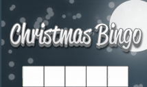 christmas night blank bingo card template -Jolly