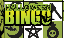 twilight green pics halloween bingo card template -Twilight