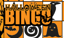 twilight orange pics halloween bingo card template -Twilight